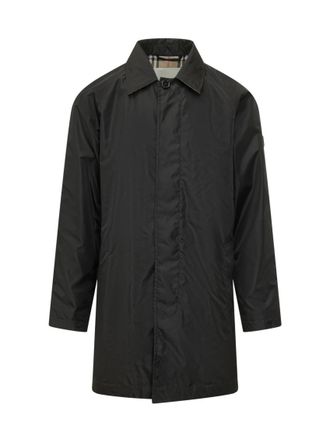 Burberry Black Polyamide Car Coat