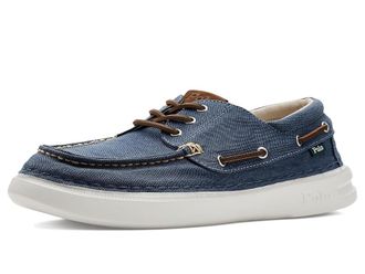 Polo Ralph Lauren RLite Mariner Canvas Boat Shoes Mens Shoes Light Navy : 10.5 D - Medium