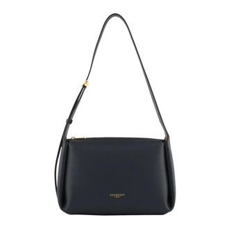 Pourchet Dames, Tassen, Blauw, Maat: ONE Size Leer