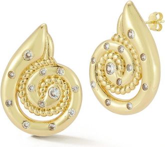 Sphera Milano Plated Cz Earrings