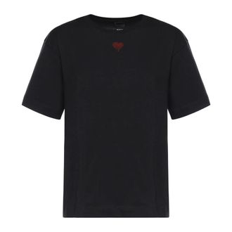 Pinko T-Shirts, female, Black, Size: XS T-Shirts