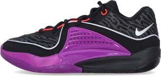 Nike Kd 16 Basketbalschoen Zwart/Paars/Zilver - Heren - Fitnessschoenen - Veelkleurig - 40 1/2 EU - Fitness