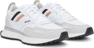 BOSS Running-style trainers with EVA-rubber outsole