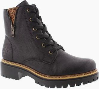 Rieker Womens Rieker Ladies Boots 72617-00 in Black - Size: 6