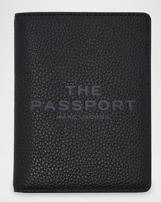 Marc Jacobs Pebble Leather Passport Holder