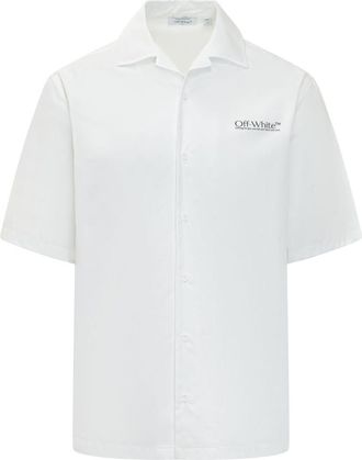 Off-white White Regular Logo Shirt