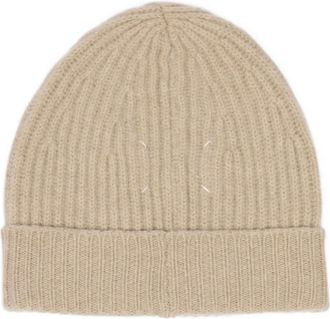 Maison Margiela Berretto a coste in lana - Toni neutri