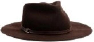 Coccinelle Elise Fedora Hoed - Dames - Hoeden - Bruin - S - Wol - Accessoires