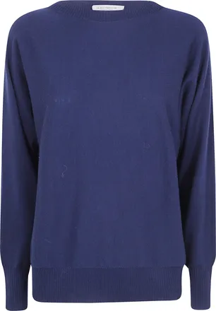 D.exterior D. EXTERIOR Sweater Merino Round Neck 63290 17Blu Blue