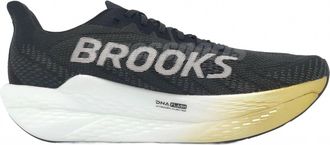 Brooks Mens Hyperion Max 2 Running Shoe In Black/gold/pink