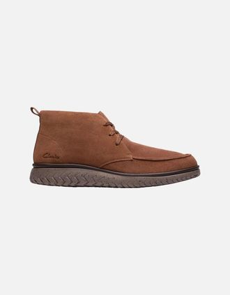 Clarks Mens Clarks Originals RelaxLite Moc Suede Desert Boots Cola - Brown - Size: 11
