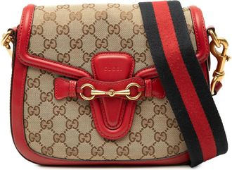 Gucci Pre-owned Gucci Medium GG Canvas Lady Web Crossbody Ladies OP8F2DDK0SE1R67M