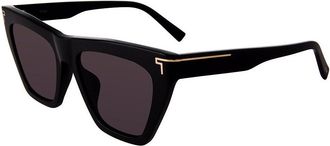 Tumi Grey Cat Eye Ladies Sunglasses STU507 0700 55