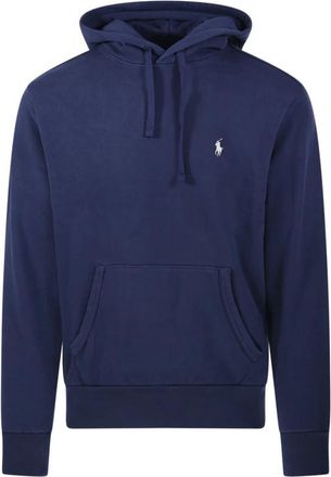 Ralph Lauren Sweatshirt met ronde hals - Heren - Hoodies - Blauw - M - Katoen - Hoodies & sweatvesten