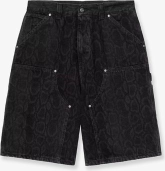 Carhartt Work in Progress Bermuda OG Double Knee in black denim - CARHARTT WIP - gender_Man