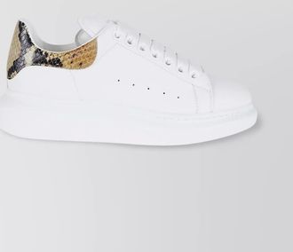 Alexander McQueen oversized leather platform sneakers