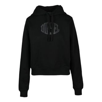 Diesel Hoodie - Dames - Hoodies - Zwart - S - Katoen - Hoodies & sweatvesten