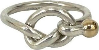 Tiffany & Co. Gold Silver Gold (18K) Silver 925 Band Ring (Pre-Owned)