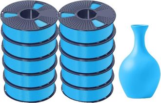 OEM Filamento 3d, Alta Fluidez, Ecol&oacute;gico, Plamt-azul Cielo