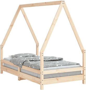vidaXL Vidaxl - Estructura De Cama Para Ni&ntilde;os Madera Maciza De Pino 80x160 Cm