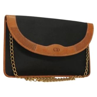 Dior Pre-owned Clutches, female, Black, Size: ONE SIZE Pre-owned Vintage Shoulder Bag