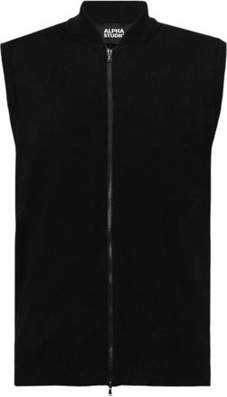 Alpha Studio College Zip Hoodies - Heren - Bodywarmers - Zwart - M - Jassen