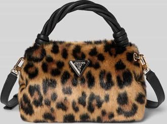 Guess Crossbody Bag mit Label-Detail Modell SHAIDA in Dunkelbraun, Größe 1