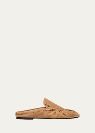 Saint Laurent Le Loafer Loafer Mules in Suede