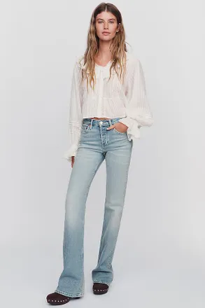 Re/Done 70s High-Rise Bootcut Jeans