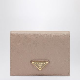 Prada Powder pink Saffiano leather small wallet