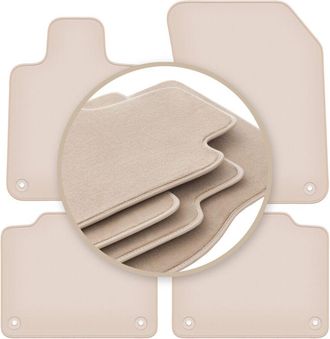 OEM Alfombrillas Premium Beige Para: Volvo S90 Ii Sed&aacute;n 2016