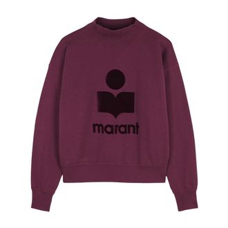Isabel Marant Moby Sweatshirt - female - Marant &eacute;toile - Sweatshirts - Red - 2XS - Sweatshirts & Hoodies