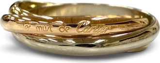 Cartier Silver Pink Gold Yellow Gold Yellow Gold (18K) Pink Gold (18K) Band Ring (Pre-Owned)