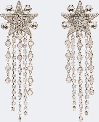 Dolce & Gabbana Star crystal-embellished clip-on earrings