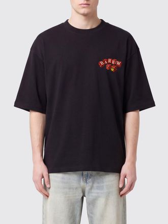 Barrow Relaxed Fit Cotton T-Shirt with Contrasting Logo