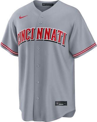 Nike Elly De La Cruz Cincinnati Reds Nike Mens MLB Replica Jersey in Grey | RP26RERDRE9-JE8