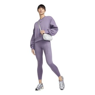 Nike (WMNS) Nike Go Firm-Support High-Waisted 7/8 Leggings with Pockets Asia Sizing Purple DQ5640-509
