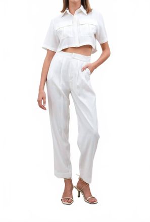 Parentezi Gretta Pant In White