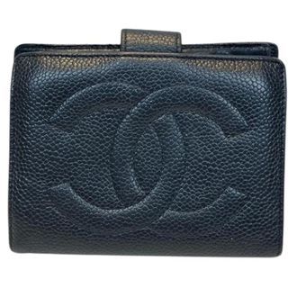 Chanel Pre-owned Wallets, female, Black, Size: ONE SIZE Pre-owned Leather Wallet