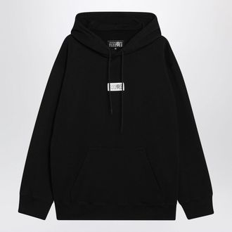 Maison Margiela Black Numeric Cotton Hoodie