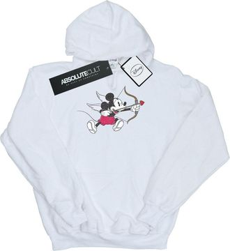 Disney Dames/Dames Mickey Mouse Love Cherub Hoodie (Wit)