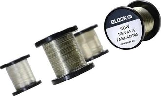 BLOCK Cu-v Hilo De Cobre Esmaltado 0,80 Mm 17 Metros