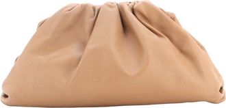 Bottega Veneta Brown Leather The Pouch (Authentic Pre-Loved)