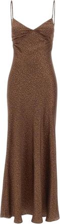 MC2 Saint Barth Ravel Jurk - Dames - Maxi kleedjes - Bruin - XS - Kleedjes