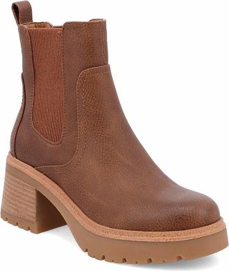 Mia Womens Irie Platform Booties In Luggage