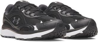 Under Armour UA Tech Runner Sneaker in Black /Black /Castlerock at Nordstrom, Size 9.5