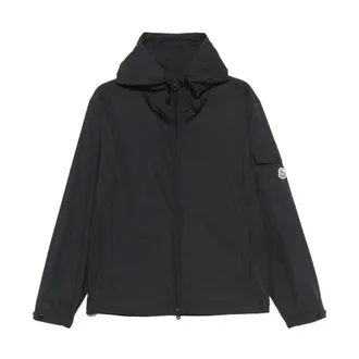 Moncler Light Jackets, male, Black, 2XL, Sassiere Jacket