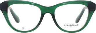 Ferragamo Demo Cat Eye Ladies Eyeglasses SF2989E 317 51
