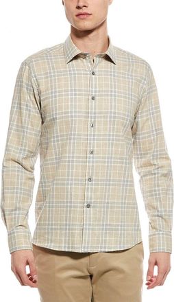 Scott Barber Weekend Heathered Plaid Shirt
