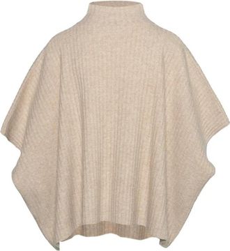 H&eacute;st Capes - Dames - Ponchos - Bruin - ONE Size - Leer - Jassen
